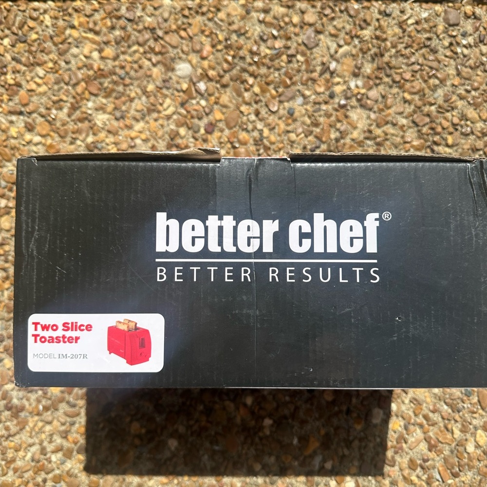Better Chef Compact Two Slice Countertop Toaster in Red NIB - Picture 8 of 10